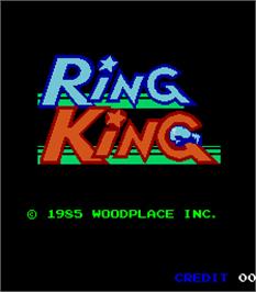 Title screen of Ring King on the Arcade.