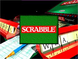 Title screen of Scrabble on the Arcade.