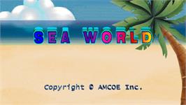 Title screen of Sea World on the Arcade.