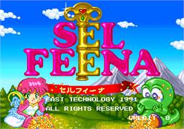 Title screen of Sel Feena on the Arcade.