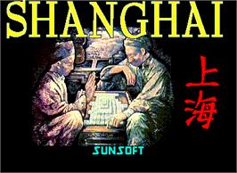Title screen of Shanghai on the Arcade.