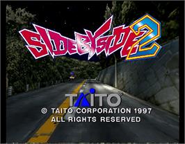 Title screen of Side By Side 2 on the Arcade.