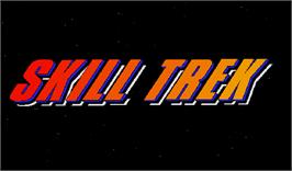 Title screen of Skill Trek on the Arcade.
