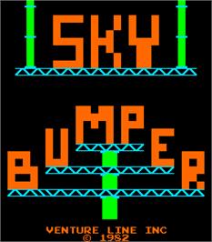 Title screen of Sky Bumper on the Arcade.