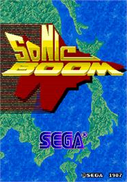 Title screen of Sonic Boom on the Arcade.