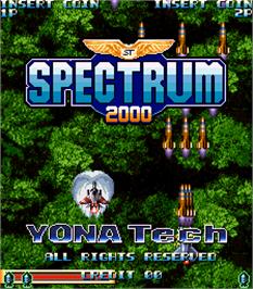 Title screen of Spectrum 2000 on the Arcade.