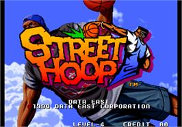 Title screen of Street Hoop / Street Slam / Dunk Dream on the Arcade.