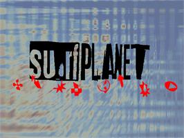 Title screen of Surf Planet on the Arcade.