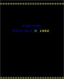 Title screen of Survival on the Arcade.