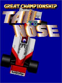 Title screen of Tail to Nose - Great Championship on the Arcade.
