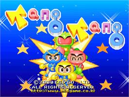 Title screen of Tang Tang on the Arcade.