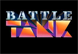 Title screen of Tank Battle on the Arcade.