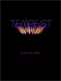 Title screen of Tempest Tubes on the Arcade.