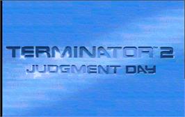 Title screen of Terminator 2 - Judgment Day on the Arcade.