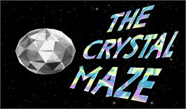 Title screen of The Crystal Maze Team Challenge on the Arcade.