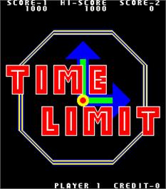Title screen of Time Limit on the Arcade.