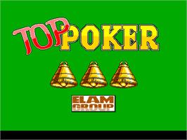 Title screen of Toppoker on the Arcade.