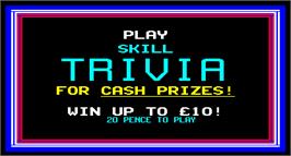 Title screen of Trivia on the Arcade.