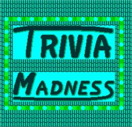 Title screen of Trivia Madness on the Arcade.