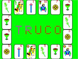 Title screen of Truco-Tron on the Arcade.