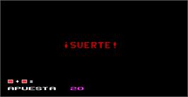 Title screen of Video Dado on the Arcade.