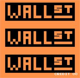 Title screen of Wall Street on the Arcade.