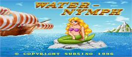 Title screen of Water-Nymph on the Arcade.