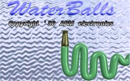 Title screen of Water Balls on the Arcade.