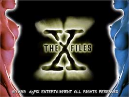 Title screen of X-Files on the Arcade.