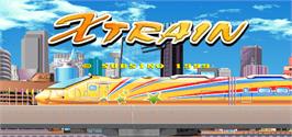 Title screen of X-Train on the Arcade.
