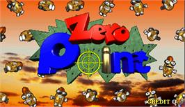 Title screen of Zero Point on the Arcade.