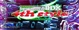 Title screen of beatmania IIDX 4th style on the Arcade.