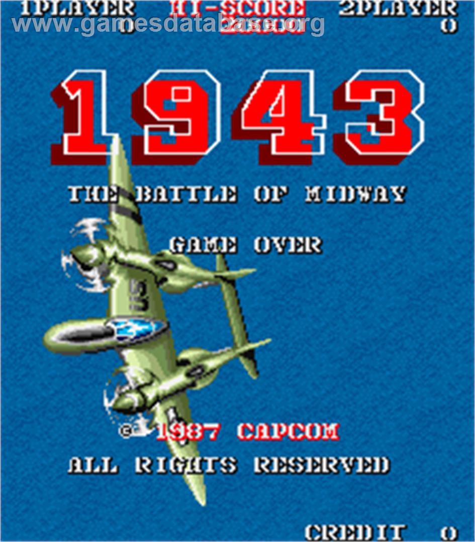 1943: The Battle of Midway - Arcade - Artwork - Title Screen