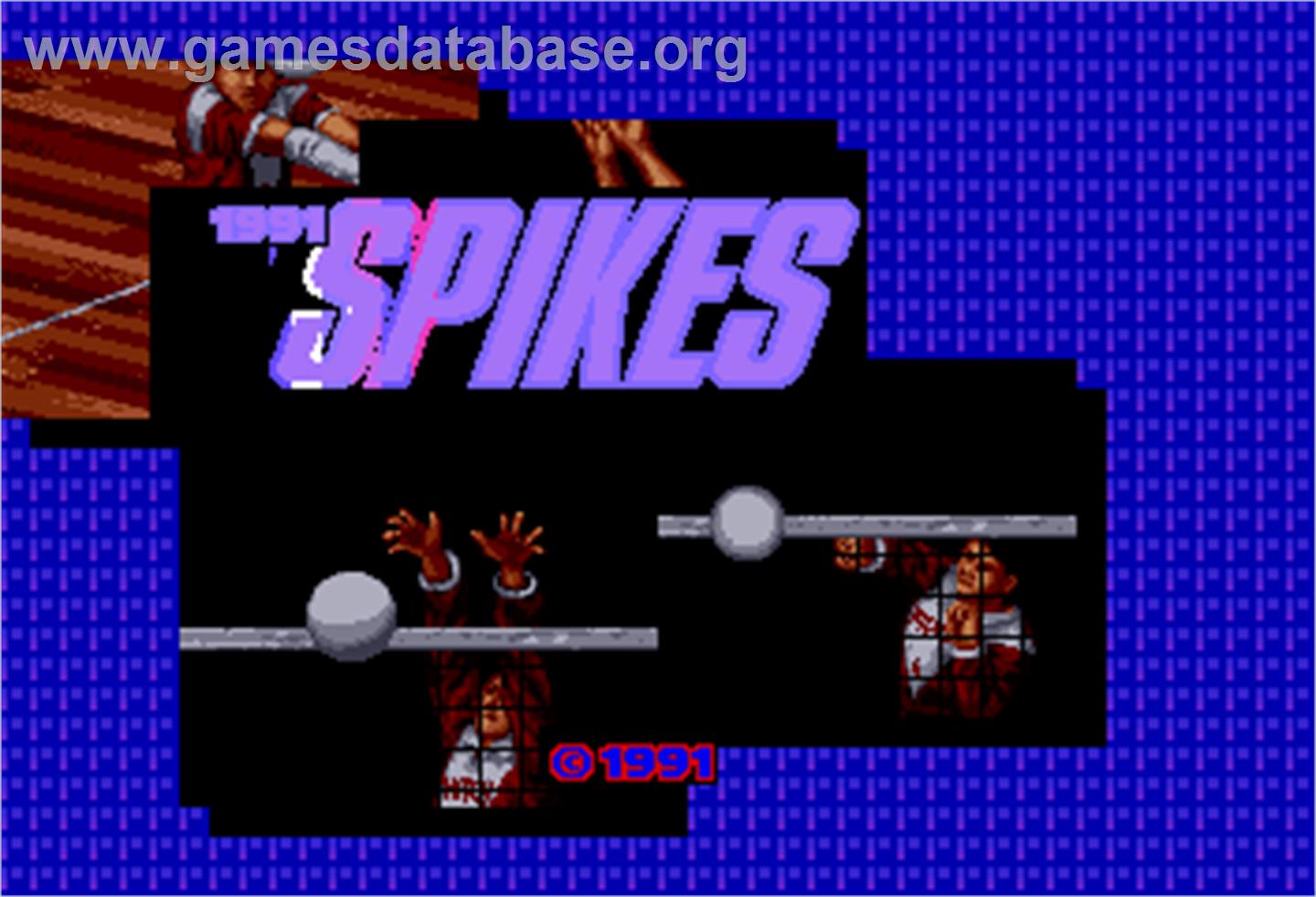 1991 Spikes - Arcade - Artwork - Title Screen