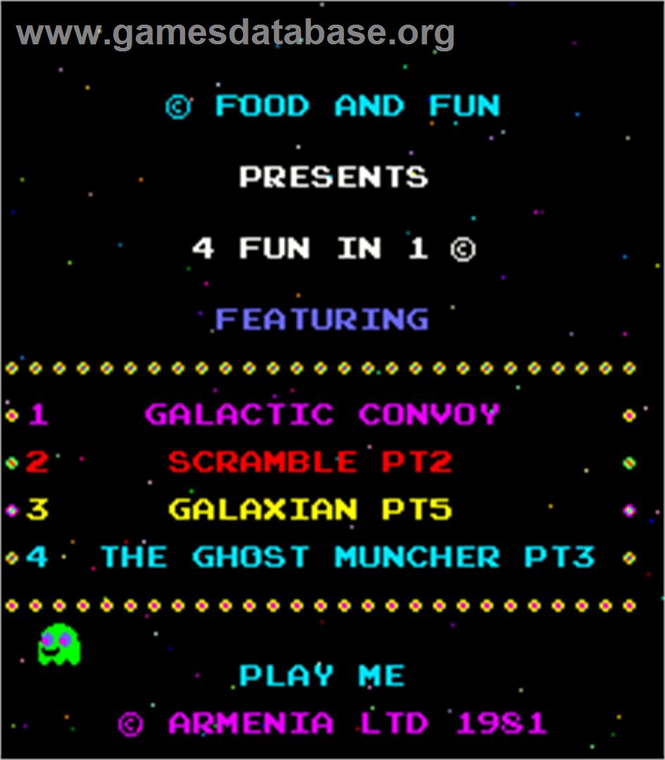4 Fun in 1 - Arcade - Artwork - Title Screen