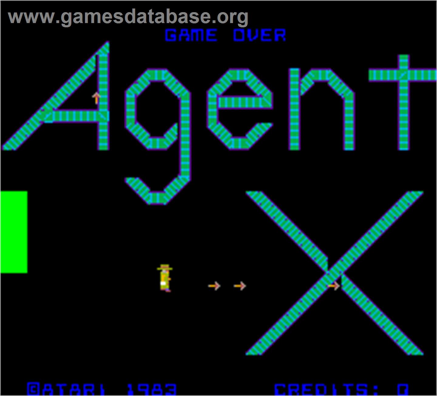 Agent X - Arcade - Artwork - Title Screen