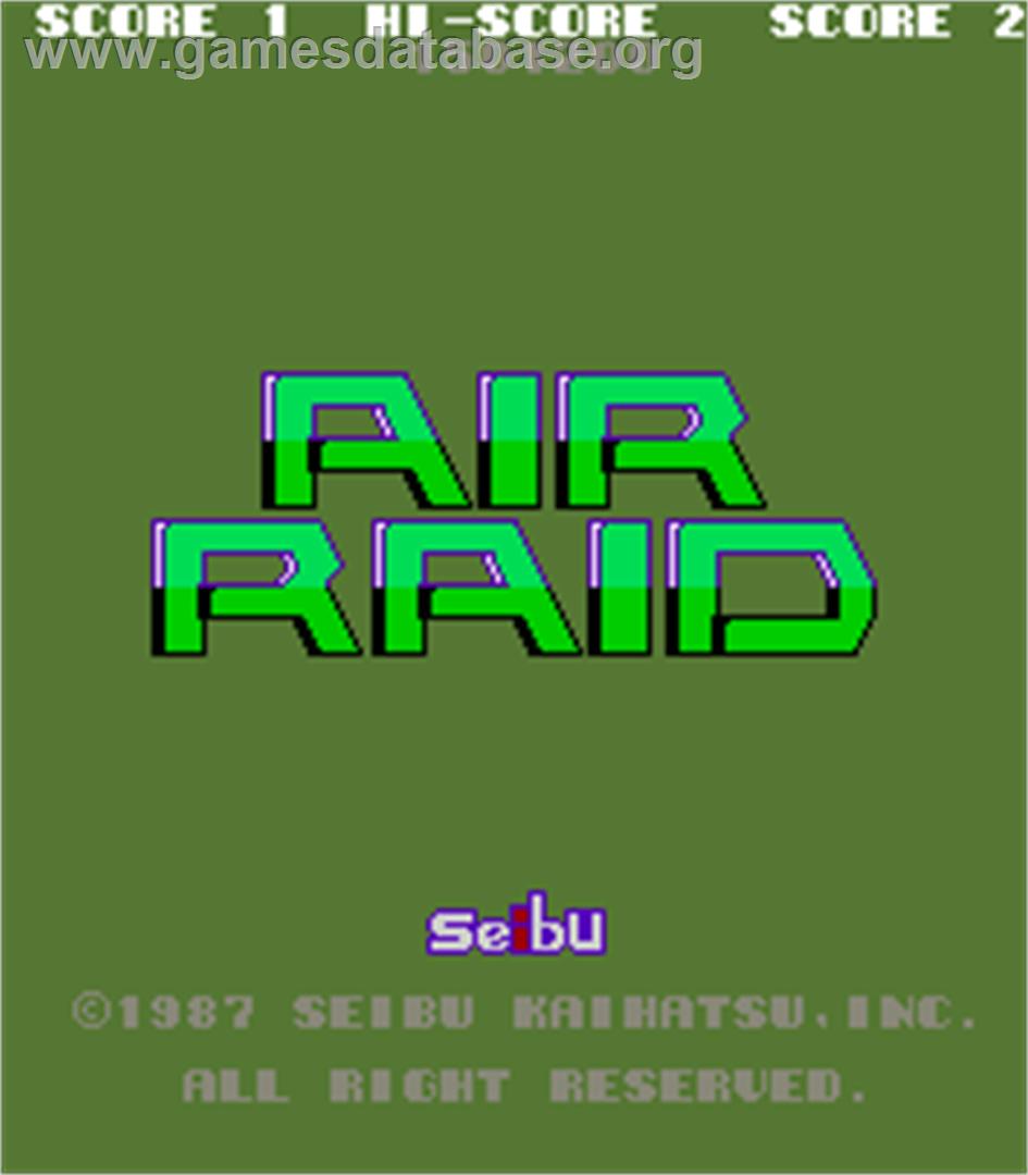 Air Raid - Arcade - Artwork - Title Screen