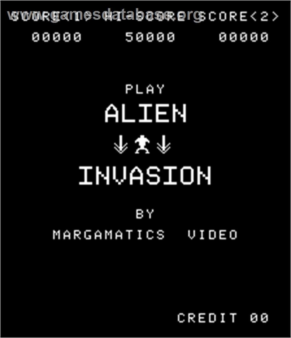 Alien Invasion - Arcade - Artwork - Title Screen