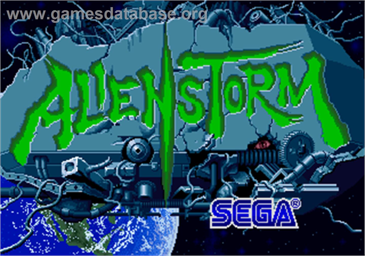 Alien Storm - Arcade - Artwork - Title Screen