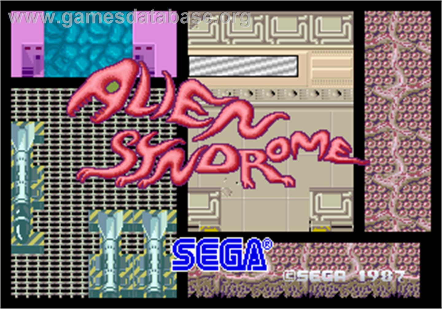 Alien Syndrome - Arcade - Artwork - Title Screen