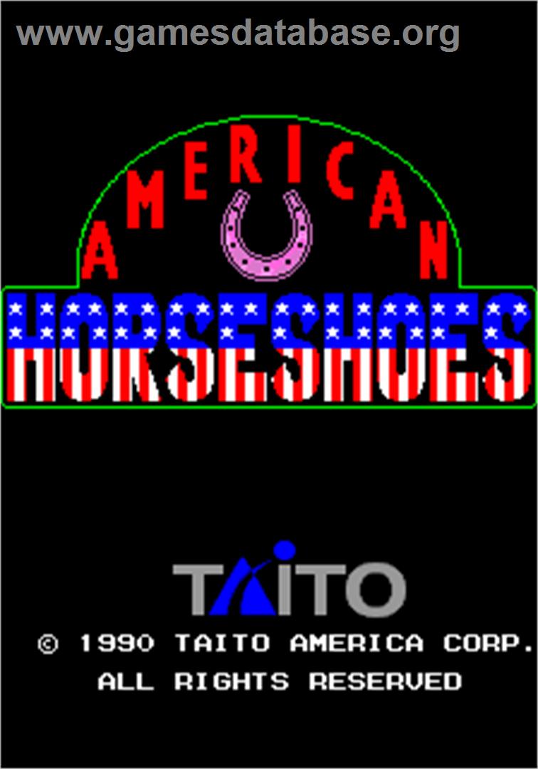 American Horseshoes - Arcade - Artwork - Title Screen