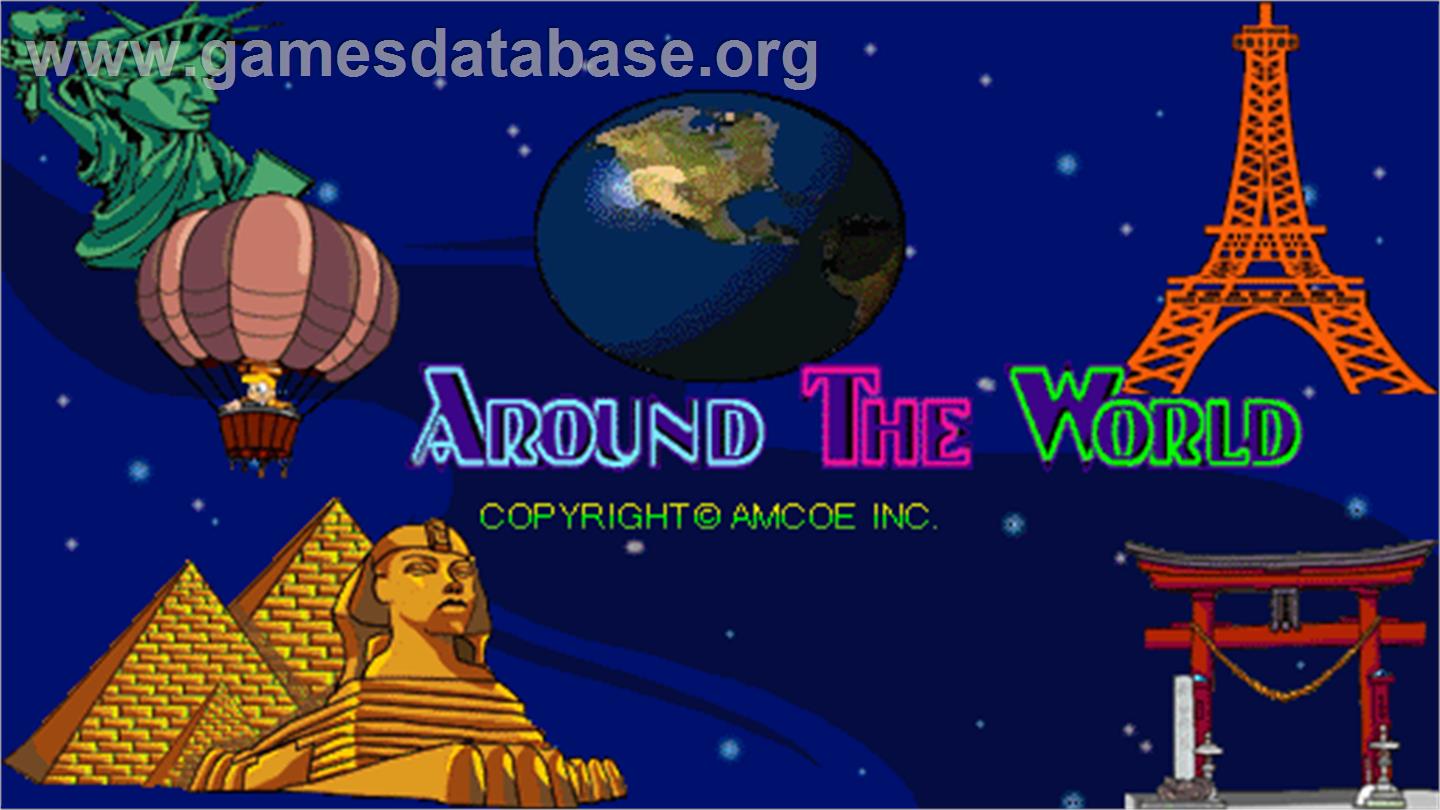 Around The World - Arcade - Artwork - Title Screen