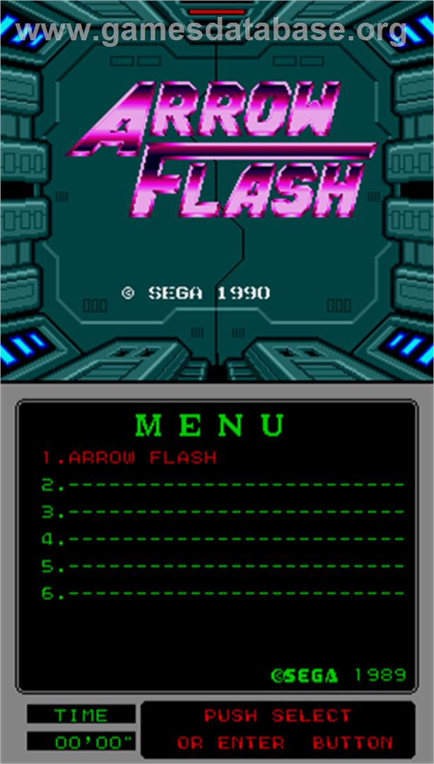 Arrow Flash - Arcade - Artwork - Title Screen