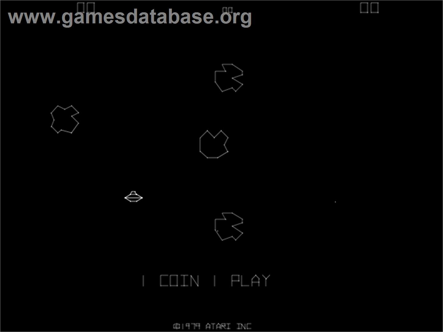 Asteroids - Arcade - Artwork - Title Screen
