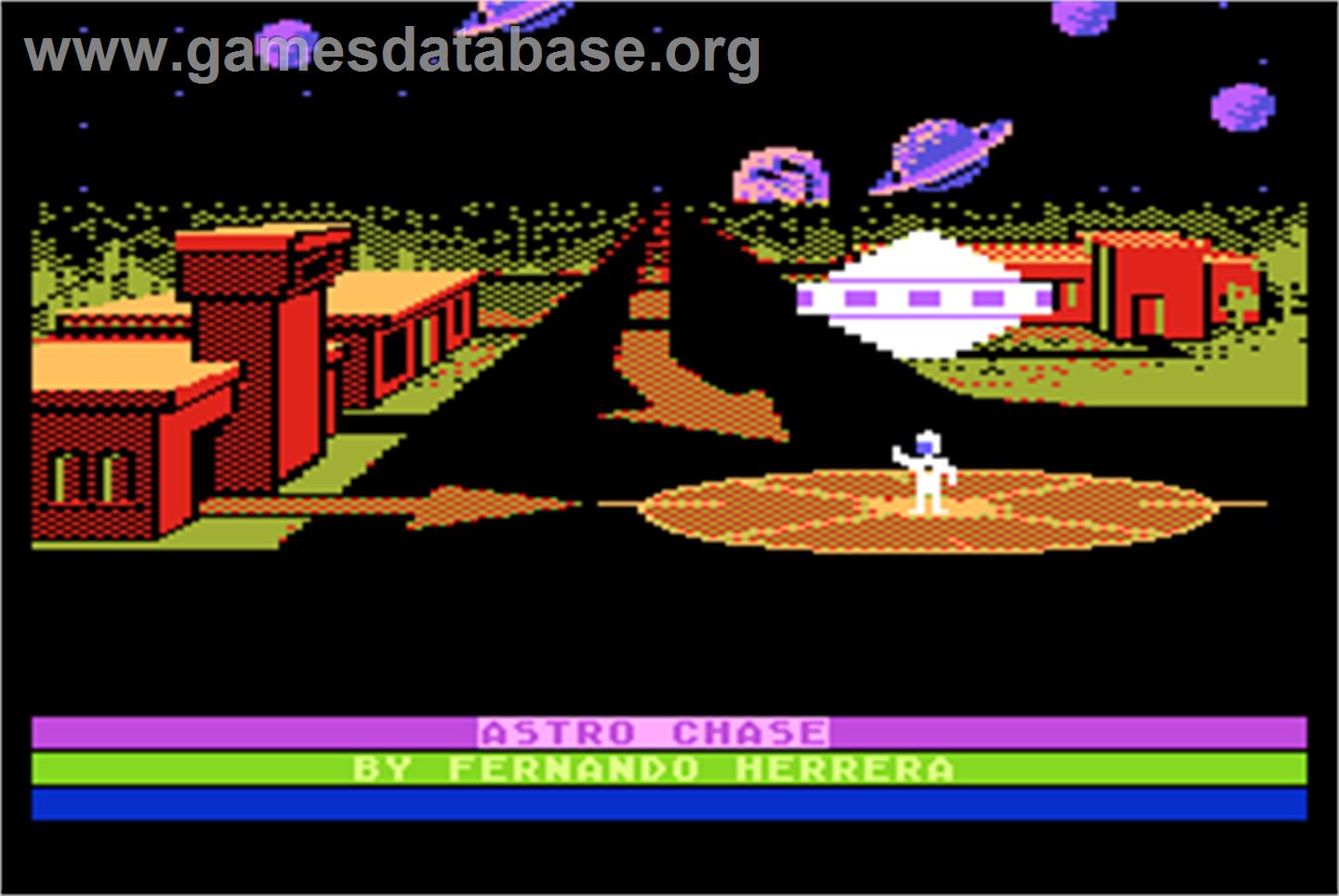 Astro Chase - Arcade - Artwork - Title Screen