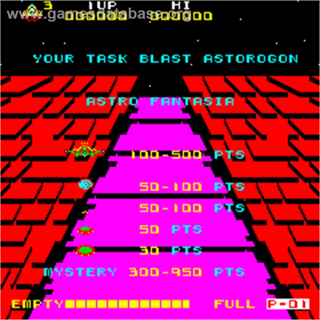 Astro Fantasia - Arcade - Artwork - Title Screen