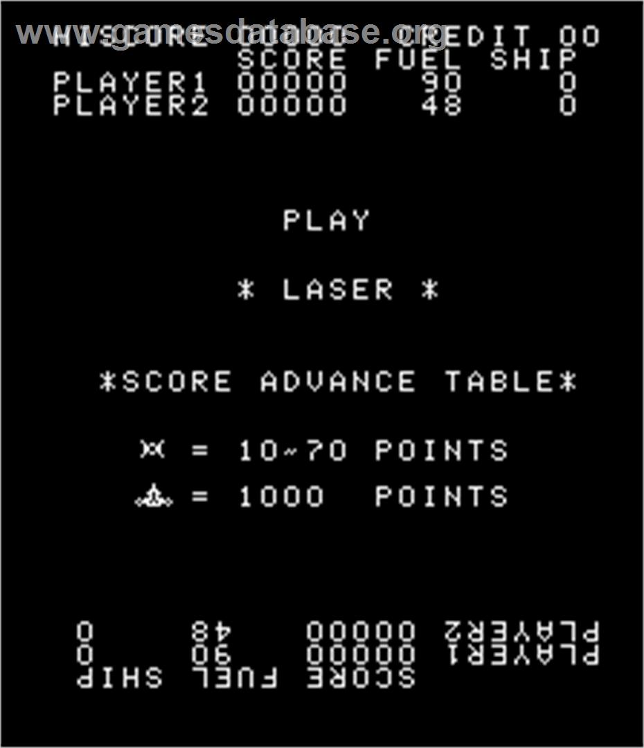 Astro Laser - Arcade - Artwork - Title Screen