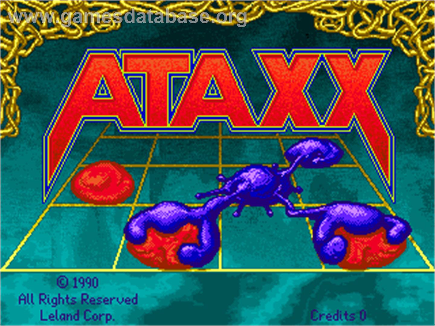 Ataxx - Arcade - Artwork - Title Screen