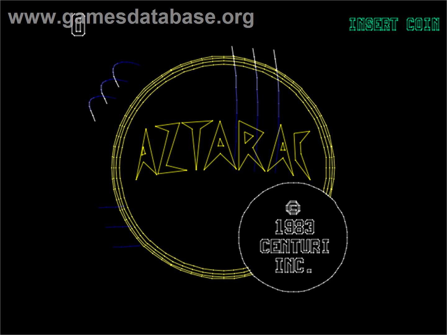 Aztarac - Arcade - Artwork - Title Screen