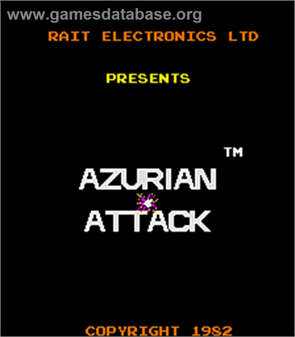 Azurian Attack - Arcade - Artwork - Title Screen
